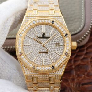 Replica Audemars Piguet Royal Oak 15400.OR01 Diamonds Dial watch