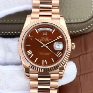 Replica Rolex Day Date 40mm 228235 EW Factory Brown Dial watch