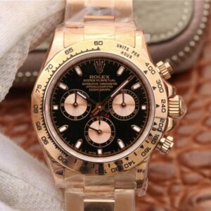 Replica Rolex Daytona Cosmograph 116508-001 JH Factory Black Dial watch