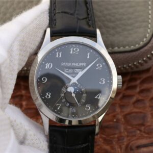 Replica Patek Philippe Complications Annual Calendar 5396G-014 KM Factory Grey Dial watch