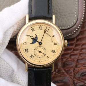 Replica Breguet Classique Moonphase 4396 Yellow Gold Dial watch