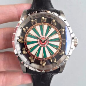 Replica Roger Dubuis Excalibur RDDBEX0398 Green White Table Dial watch