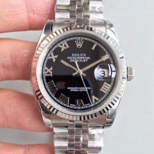 Replica Rolex Datejust 116334 41MM EW Factory Black Dial watch