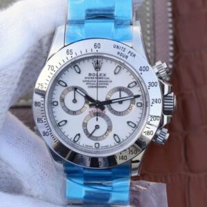 Replica Rolex Daytona Cosmograph 116520 Noob Factory White Dial watch