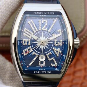 Replica Franck Muller Vanguard V45 45MM Blue Dial watch