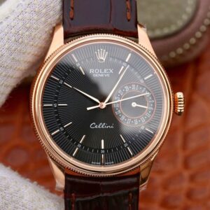 Replica Rolex Celini Date 50515 MKS Factory 18K Rose Gold Case watch