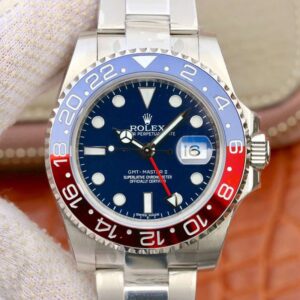 Replica Rolex GMT Master II 126710BLRO EW Factory Blue Dial watch