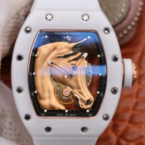 Replica Richard Mille Polo Club Saint Tropez RM52-02 KV Factory Gold Horse Head Skeleton Dial watch
