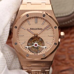 Replica Audemars Piguet Royal Oak Tourbillon 26510OR.OO.1220OR.02 R8 Factory Rose Gold Dial watch