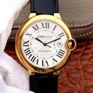 Replica Ballon Bleu De Cartier 42mm W6900551 V9 Factory Silver Dial watch