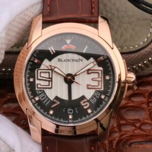 Replica Blancpain L-EVOLUTION 8805-1134-53B Rose Gold Case Black Dial watch