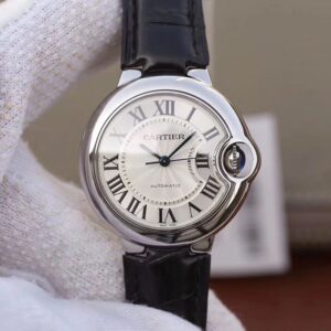 Replica Ballon Bleu De Cartier 33mm W6920086 V6 Factory White Dial watch