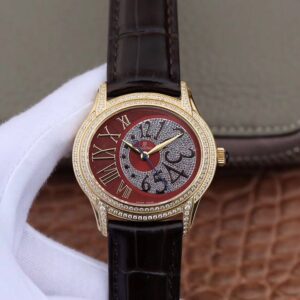 Replica Audemars Piguet Millenary Ladies 77302BA.ZZ.D094CR.01 Brown Dial watch