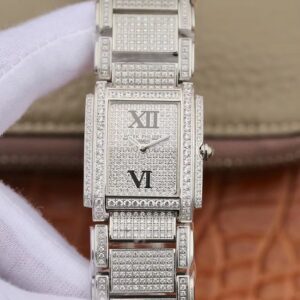 Replica Patek Philippe Ladies Twenty-4 4908/101G-001 Silver Diamond Dial watch