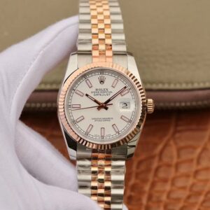 Replica Rolex Datejust 126233 36mm GM Factory White Luminous Scale Dial watch