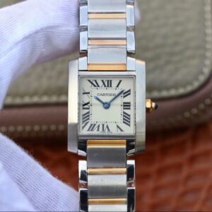 Replica Cartier Tank Francaise Ladies W51007Q4 White Dial watch