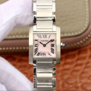 Replica Cartier Tank Francaise Ladies W51028Q3 Pink Dial watch