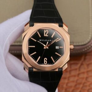 Replica Bvlgari Octo Solotempo 102485 BG041BBSPGVD Black Dial watch