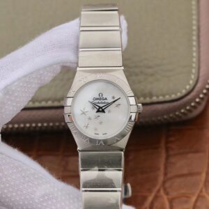 Replica Omega Constellation Quartz Ladies 27mm TW Factory White Dial watch