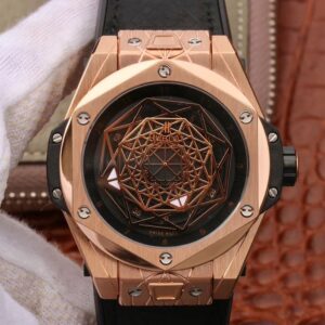 Replica Hublot Big Bang Sang Bleu King Gold 415.OX.1118.VR.MXM17 TMF Factory Black Dial watch