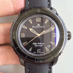 Replica Blancpain Fifty Fathoms Dark Knight 5015-11C30-52A ZF Factory Black Dial watch