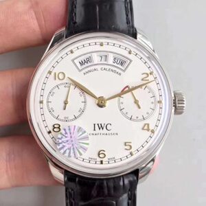 Replica IWC Portugieser Annual Calendar IW503501 YL Factory White Dial watch