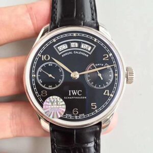 Replica IWC Portugieser Annual Calendar IW503502 YL Factory Black Dial watch