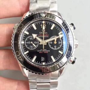 Replica Omega Seamaster Planet Ocean 600M Chronograph 215.30.46.51.01.001 OM Factory V2 Black Dial watch