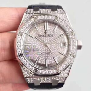 Replica Audemars Piguet Royal Oak 15450 JF Factory Diamond Dial watch
