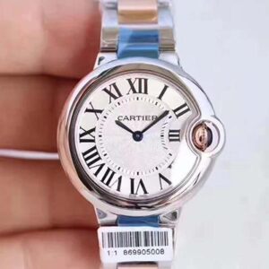 Replica Ballon Bleu De Cartier Ladies W6920033 V6 Factory White Dial watch