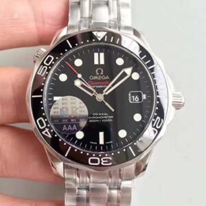 Replica Omega Seamaster Diver 300M Co-Axial 212.30.41.20.01.003 MKS Factory Black Dial watch