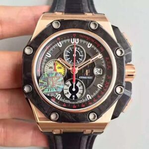 Replica Audemars Piguet Royal Oak Offshore 26290RO.OO.A001VE.01 JF Factory V2 Balck Dial watch