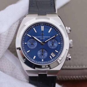 Replica Vacheron Constantin Overseas Chronograph 5500V/110A-B148 8F Factory Blue Dial - AR Replica Watches