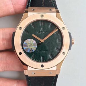 Replica Hublot Classic Fusion Berluti Scritto 511.OX.0500.VR.BER16 JJ Factory V2 Green Dial watch