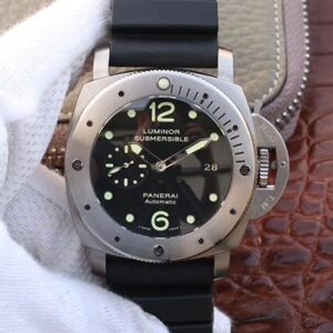 Replica Panerai Luminor Submersible 1950 Titanium PAM00389 VS Factory V2 Black Dial watch