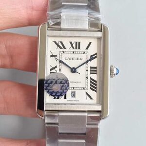 Replica Cartier Tank Solo XL Automatic W5200028 ZF Factory White Dial watch