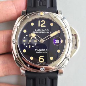 Replica Panerai Luminor Submersible PAM00024 V2 Black Dial watch