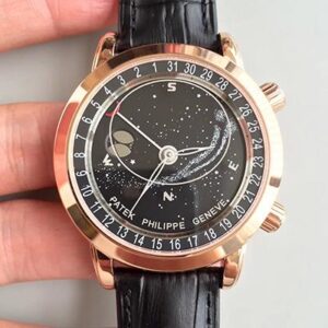 Replica Patek Philippe Grand Complications Sky Moon Celestial 6102R-001 TW Factory Black Dial watch