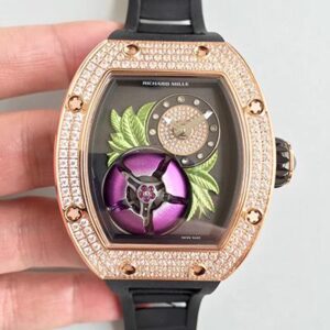 Replica Richard Mille RM19-02 KV Factory Tourbillon Fleur Magnolia Dial watch