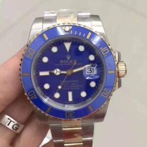 Replica Rolex Submariner Date 116613LB Noob Factory V8 Blue Dial watch