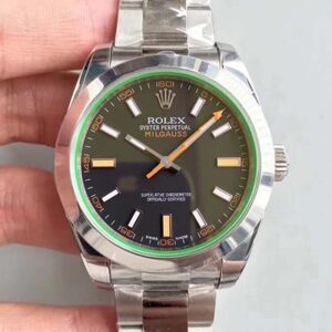 Replica Rolex Milgauss 116400GV AR Factory Black Dial watch