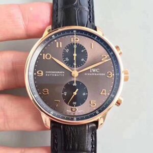 Replica IWC Portugieser Chronograph IW371482 ZF Factory Anthracite Dial watch