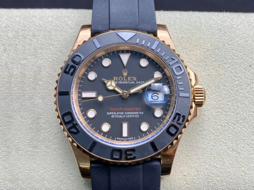 Replica Rolex Yacht-Master 40MM 116655 Noob Factory Black Dial watch