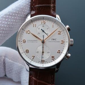 Replica IWC Portugieser Chronograph IW371445 ZF Factory White Dial watch