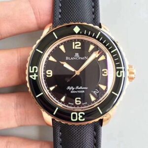 Replica Blancpain Fifty Fathoms 5015-3630-52 ZF Factory Black Dial watch