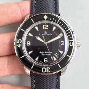 Replica Blancpain Fifty Fathoms 5015-1130-52 ZF Factory Black Dial watch