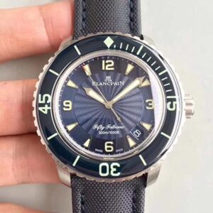 Replica Blancpain Fifty Fathoms 5015D-1140-52B ZF Factory Blue Dial watch