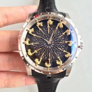 Replica Roger Dubuis Excalibur Knights Of The Round Table II RDDBEX0495 Black Dial watch