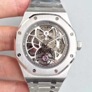 Replica Audemars Piguet Royal Oak 26518ST.OO.1220ST.01 Tourbillon Skeleton Dial watch