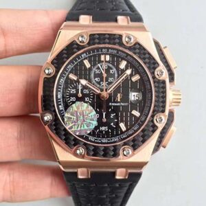 Replica Audemars Piguet Royal Oak Offshore Juan Pablo Montoya 26030RO.00.D001IN.01 JF Factory V2 Black Dial watch